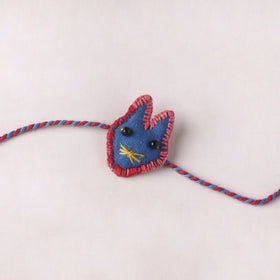 Cat - Handmade Threadwork Kids Rakhi 12