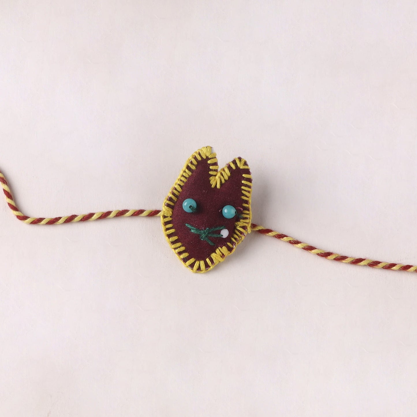 Cat - Handmade Threadwork Kids Rakhi (Assorted) 13