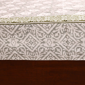 Sanganeri Hand Block Print Cotton Double Bedsheet Set (108 x 90 in) 20