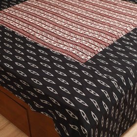 Pochampally Ikat with Bagh Patch Cotton Double Bedsheet Set (108 x 90 in) 24