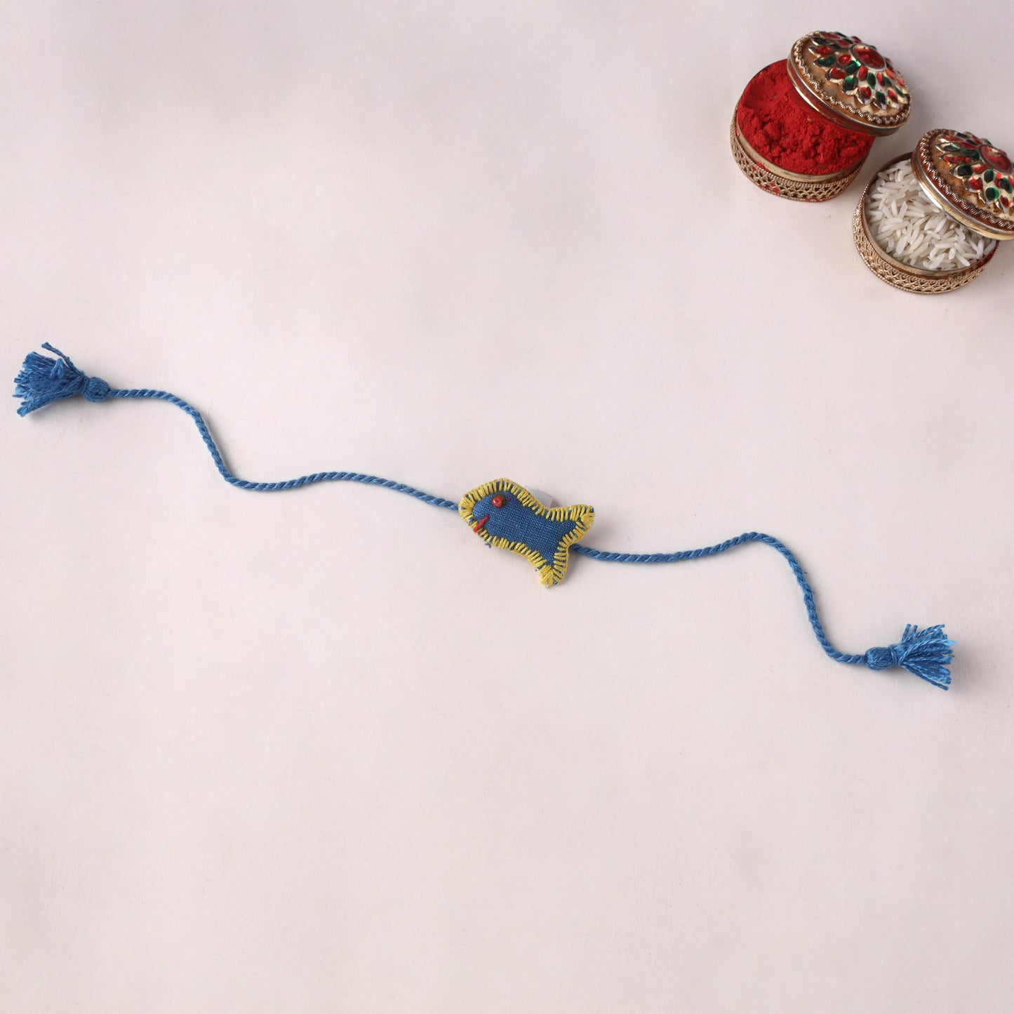 Fish - Handmade Threadwork Kids Rakhi 21