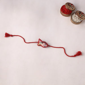 Fish - Reusable Handmade Threadwork Kids Rakhi with Potli (Assorted) 22