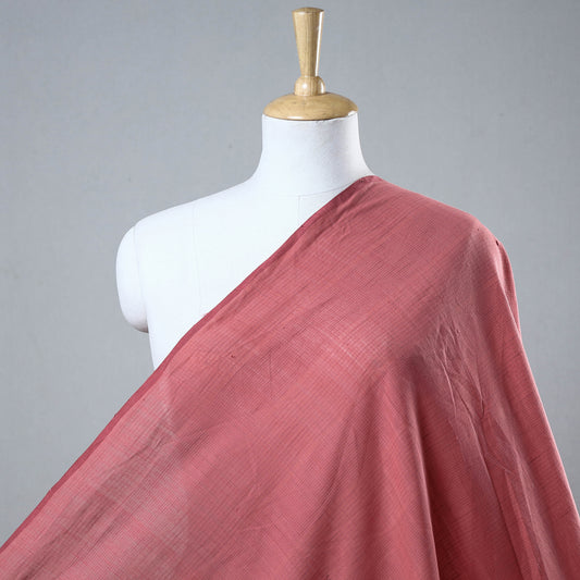 Pink - Pure Handloom Godavari Stripe Cotton Fabric
