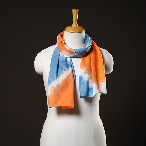 Tie & Dye Cotton Shibori Stole 15