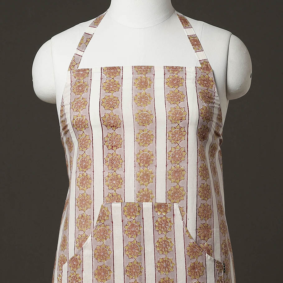 Sanganeri Block Printed Apron 