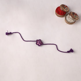 Flower - Handmade Threadwork Kids Rakhi 28