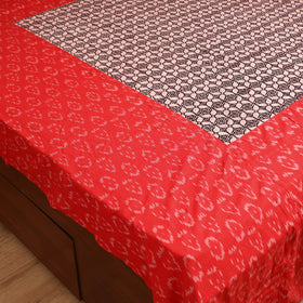 Pochampally Ikat with Bagh Patch Cotton Double Bedsheet Set (108 x 90 in) 28