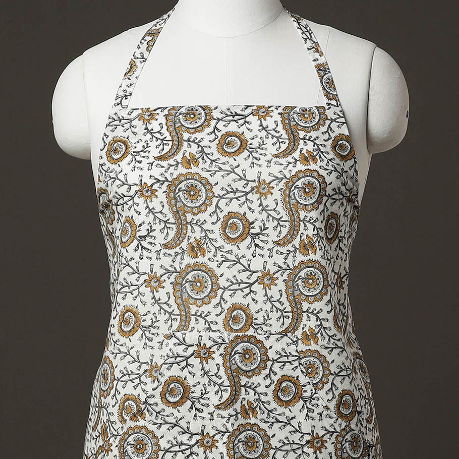 Sanganeri Block Printed Apron 