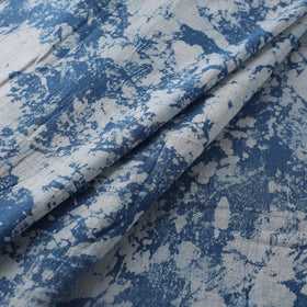 Blue - Authentic Kutch Hand Block Batik Print Pure Handwoven Natural Dyed Kala Cotton Fabric 02