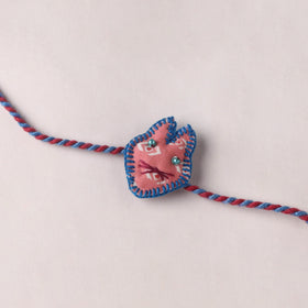 Cat - Handmade Threadwork Kids Rakhi (Assorted) 07