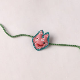 Cat - Handmade Threadwork Kids Rakhi (Assorted) 09