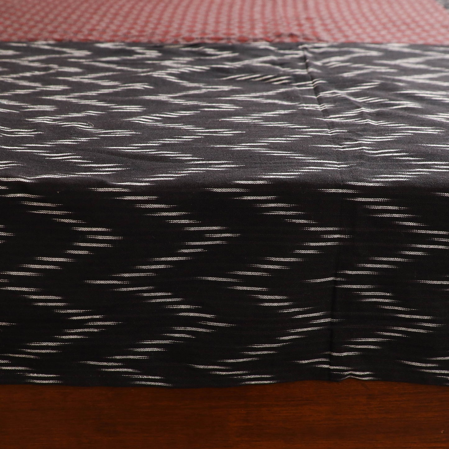 Pochampally Ikat with Bagh Patch Cotton Double Bedsheet Set (108 x 90 in) 29