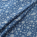Blue - Authentic Kutch Hand Block Batik Print Pure Handwoven Natural Dyed Kala Cotton Fabric 03