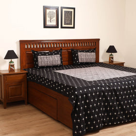 Pochampally Ikat with Bagh Patch Cotton Double Bedsheet Set (108 x 90 in) 30