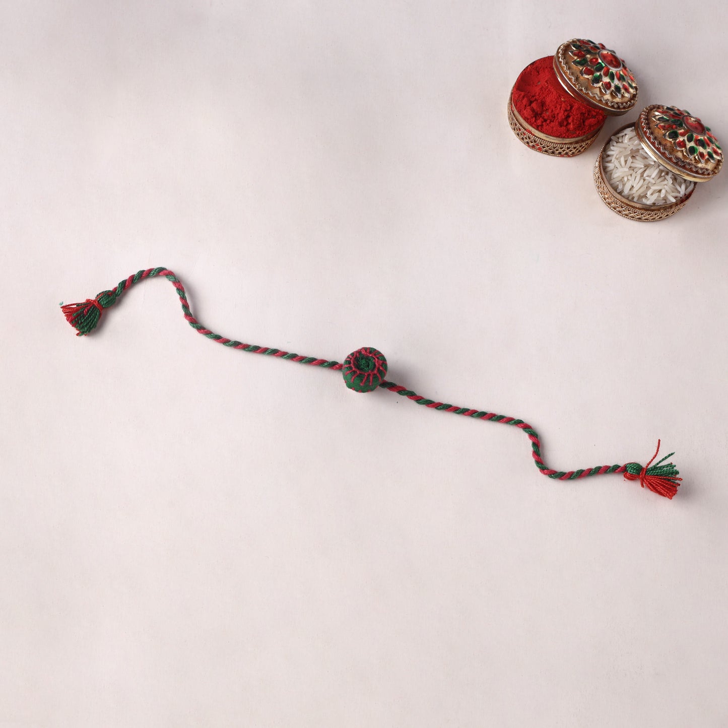 Round - Handmade Threadwork Kids Rakhi (Assorted) 26
