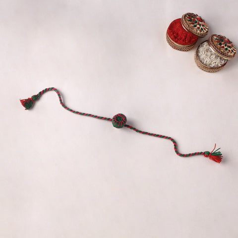 Round - Handmade Threadwork Kids Rakhi 26