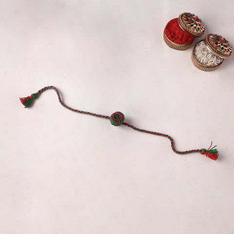 Round - Handmade Threadwork Kids Rakhi 27