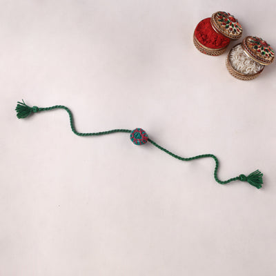 Round - Handmade Threadwork Kids Rakhi 30
