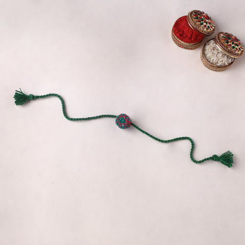 Round - Handmade Threadwork Kids Rakhi 30