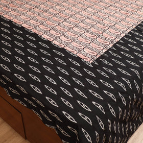 Pochampally Ikat with Bagh Patch Cotton Double Bedsheet Set (108 x 90 in) 31
