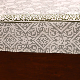 Sanganeri Hand Block Print Cotton Single Bedsheet (90 x 60 in) 07