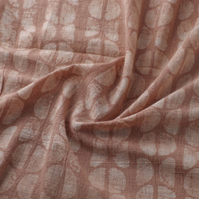 Brown - Authentic Kutch Hand Block Batik Print Pure Handwoven Natural Dyed Kala Cotton Fabric 08