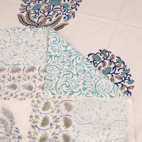 Sanganeri Hand Block Print Cotton Single Bedsheet (90 x 60 in) 06