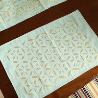 Applique Cut Work Table Runner with Table Mat Set 20