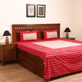 Pochampally Ikat with Bagh Patch Cotton Double Bedsheet Set (108 x 90 in) 34