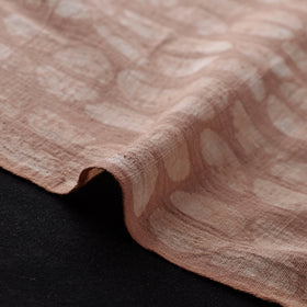 Brown - Authentic Kutch Hand Block Batik Print Pure Handwoven Natural Dyed Kala Cotton Fabric 08