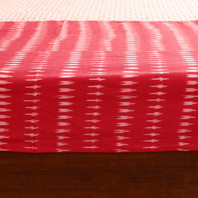 Pochampally Ikat with Bagh Patch Cotton Double Bedsheet Set (108 x 90 in) 34