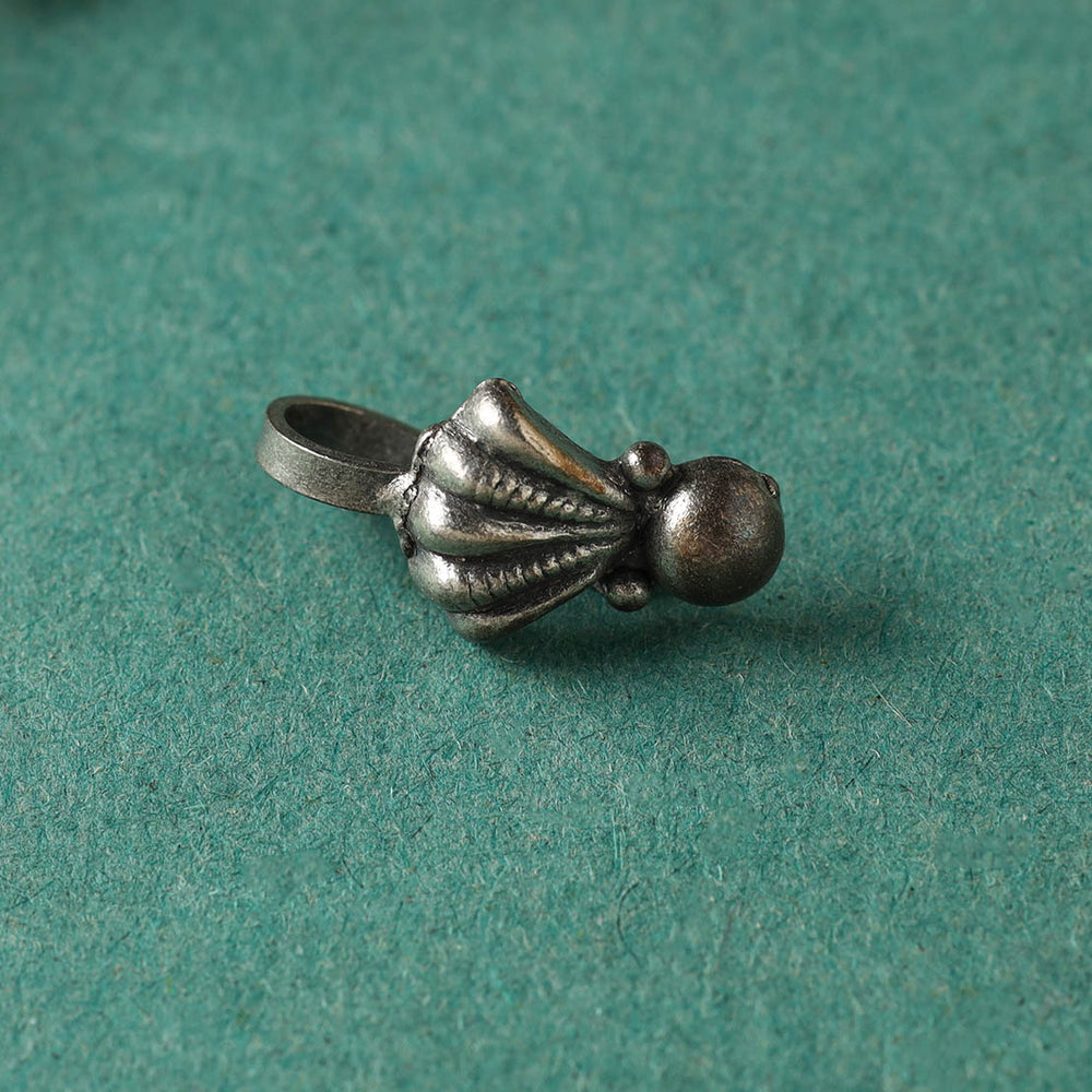 Antique Padma Sterling Silver Nosepin