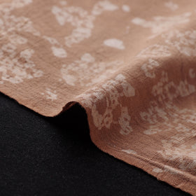 Brown - Authentic Kutch Hand Block Batik Print Pure Handwoven Natural Dyed Kala Cotton Fabric 11