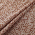 Brown - Authentic Kutch Hand Block Batik Print Pure Handwoven Natural Dyed Kala Cotton Fabric 12