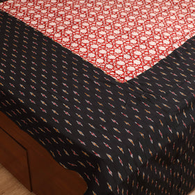 Pochampally Ikat with Bagh Patch Cotton Double Bedsheet Set (108 x 90 in) 37