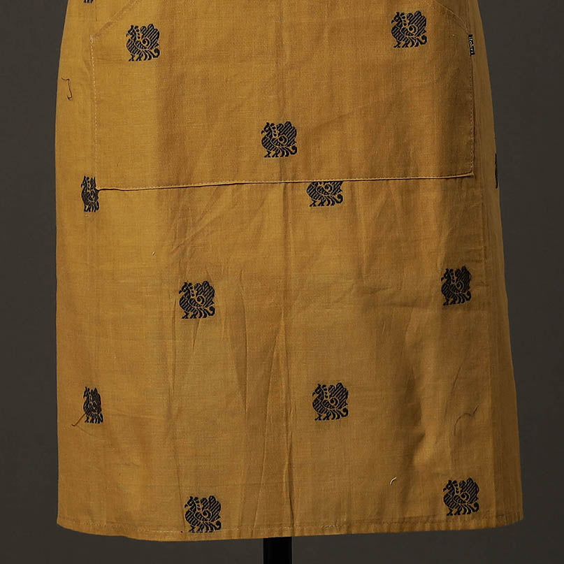 Jacquard Weaving Cotton Apron with Pocket