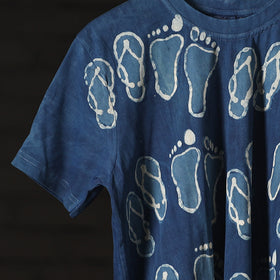 Buy Bindaas Block Art Printed Cotton Round Neck T-shirt Online at iTokri.com