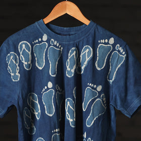 Buy Bindaas Block Art Printed Cotton Round Neck T-shirt Online at iTokri.com