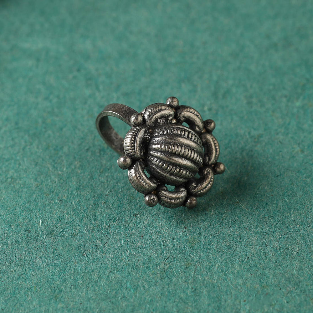 Antique Padma Sterling Silver Nosepin