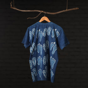Buy Bindaas Block Art Printed Cotton Round Neck T-shirt Online at iTokri.com