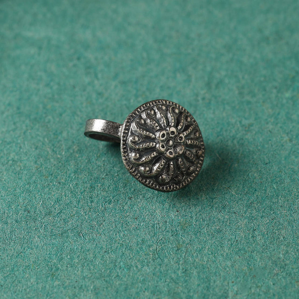 Antique Padma Sterling Silver Nosepin