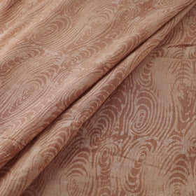 Brown - Authentic Kutch Hand Block Batik Print Pure Handwoven Natural Dyed Kala Cotton Fabric 16