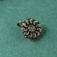 Antique Padma Sterling Silver Nosepin