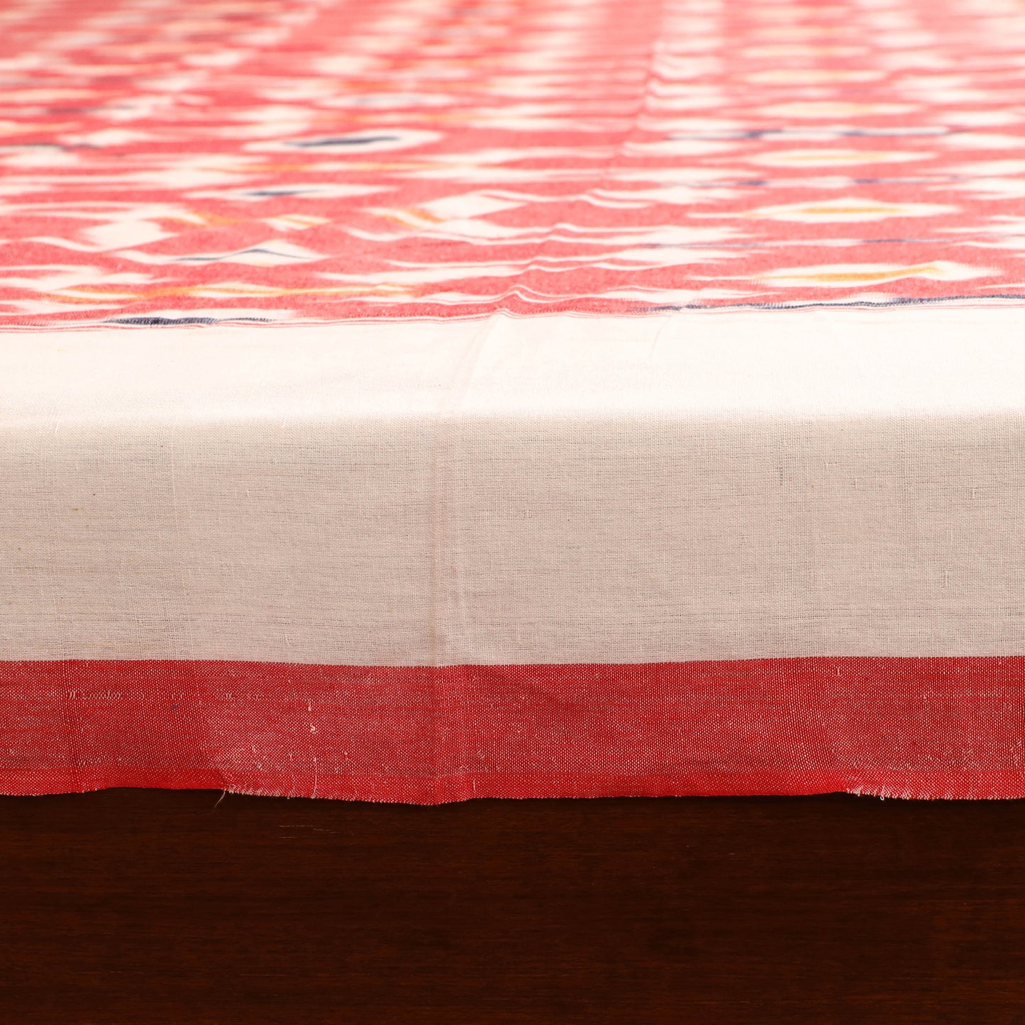 Pochampally Ikat Weave Cotton Double Bedsheet Set (108 x 90 in) 29