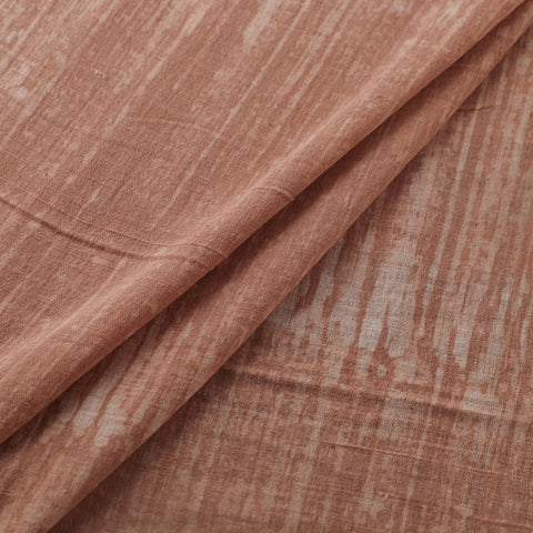 Brown - Authentic Kutch Hand Block Batik Print Pure Handwoven Natural Dyed Kala Cotton Fabric 18