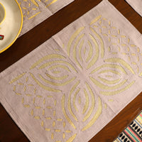 Applique Cut Work Table Runner with Table Mat Set 28