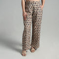 Buy Block Printed Cotton Pedana Kalamkari Palazzo