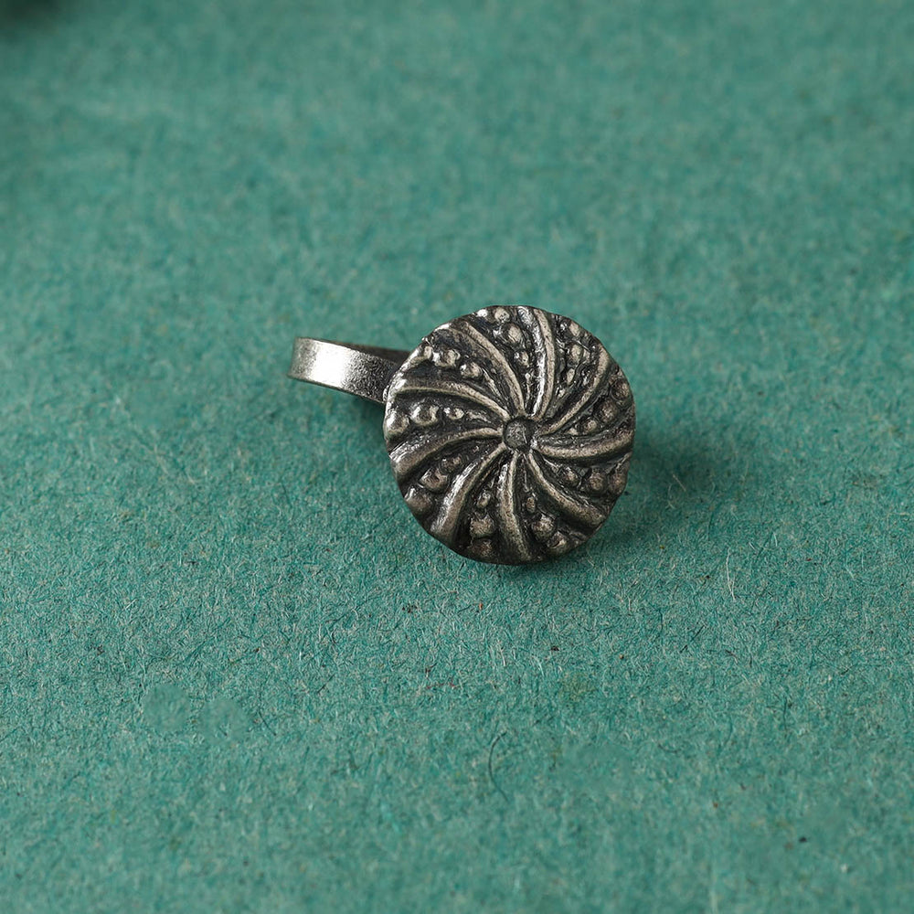 Antique Padma Sterling Silver Nosepin