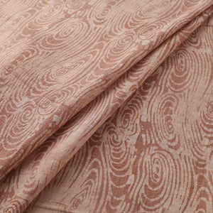 Brown - Authentic Kutch Hand Block Batik Print Pure Handwoven Natural Dyed Kala Cotton Fabric 22