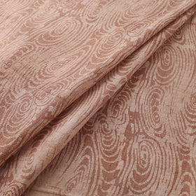 Brown - Authentic Kutch Hand Block Batik Print Pure Handwoven Natural Dyed Kala Cotton Fabric 22